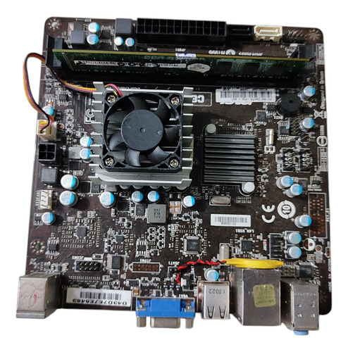 Kit Placa-mãe Mini Atx + Intel Cel Core Ddr3 1333 + Cooler
