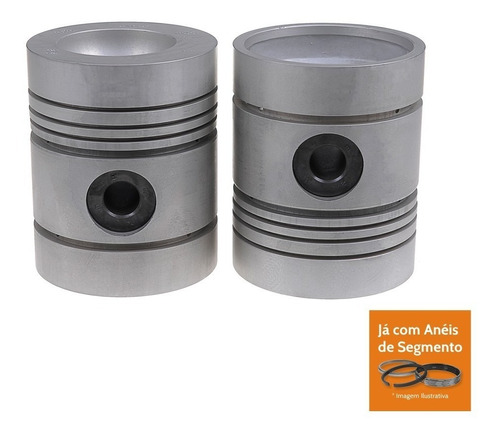 Pistao Com Anel - Perkins 4236 5can - Mahle