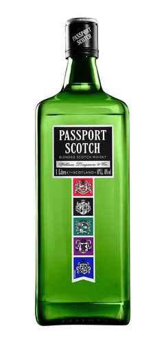 Pack De 4 Whisky Passport Blend 1 L