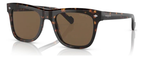 Lente De Sol Vogue 5465-s W65673 Negro - Óptica Caroli