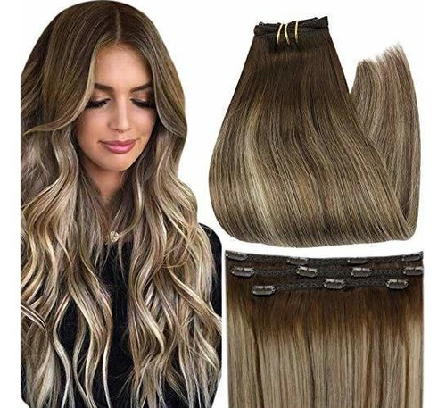 Extensiones De Cabello - Full Shine Remy Clip In Hair Extens