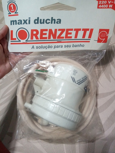 Ducha Electrica Lorenzatti. Con Todos Sus Accesorios Blanco 220 W (Usado)