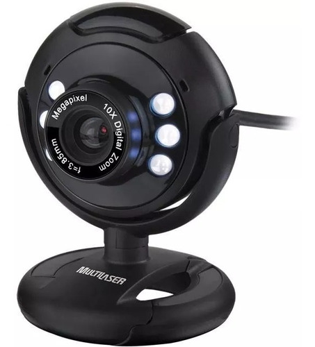 Webcam Night Vision Wc045 16mp (interpolado) Multilaser