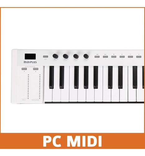 Imagen 8 de 10 de Promo Midiplus X4 Mini Teclado Midi 49 Teclas Sensitivo Usb