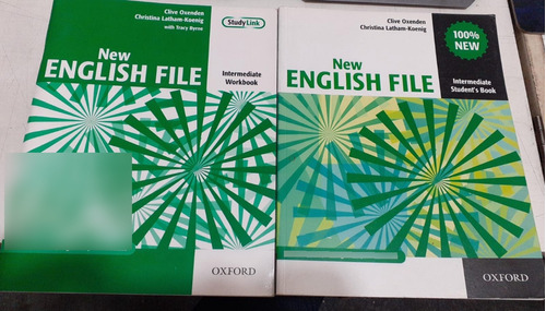 New English File Book + Workbook ( Usado Como Nuevo )