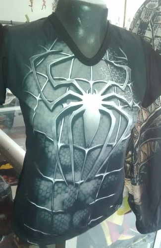 Camiseta Spiderman Black Paga 5 Y Lleva 6