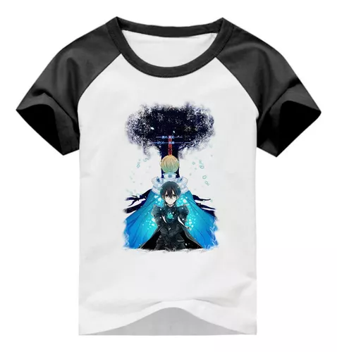 Camisa Camiseta Anime Sword Art Online Kirito Asuna 19 em Promoção na  Americanas