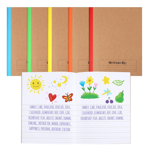 Cuaderno De Composición Henoyso Primary 24,8 X 19,1 Cm, 5 Un