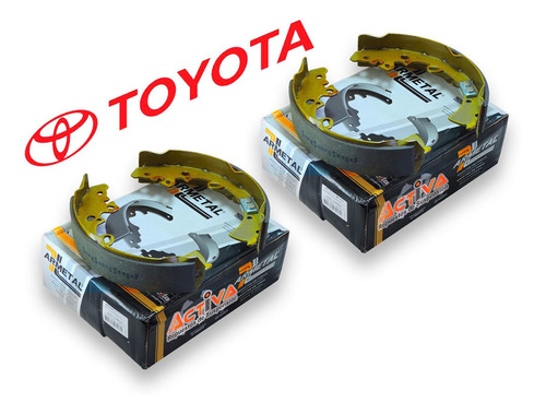 Zapatas Traseras Toyota Hilux 4x2 4x4 Con Cintas Plasbestos