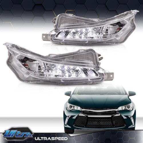 Fit For 2015-2017 Toyota Camry Xse Xle Double Led Drl Da Oab