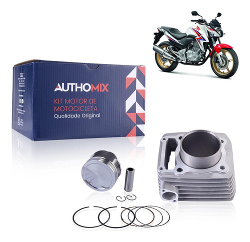 Kit Motor Cilindro Authomix Km01756 Honda Cb 300r | Xre 300