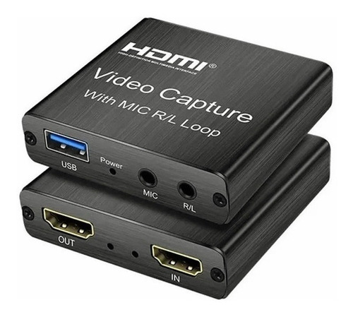 Hdmi Full Hd 1080p 60fps Tarjeta De Captura De Audio Y Vídeo