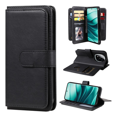 Funda Tipo Billetera Multifuncional Para Redmi Note 14 Pro+