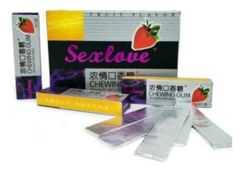 Chicles Sex Love Estimulantex10 - Unidad a $10000