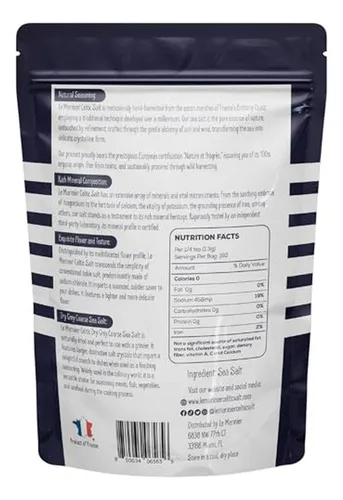 Sal Marina Gris Seca Le Marinier, 0.6lb - 8.81oz. 100% Natur