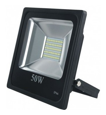 Imagen 3 de 8 de Potente Reflector Led Slim Ip65 De 10w A 300w Bajo Consumo