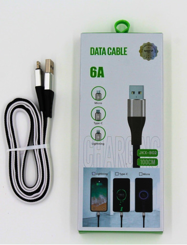 Cable Lightning  1 Mt-  Compatible iPhone, 6a