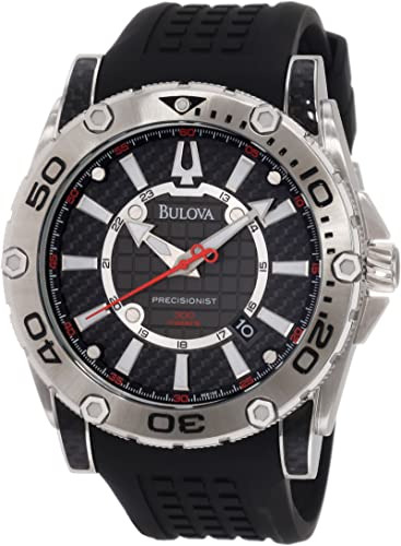 Bulova 96b155 De Los Hombres Precisionist Champlain Bisel