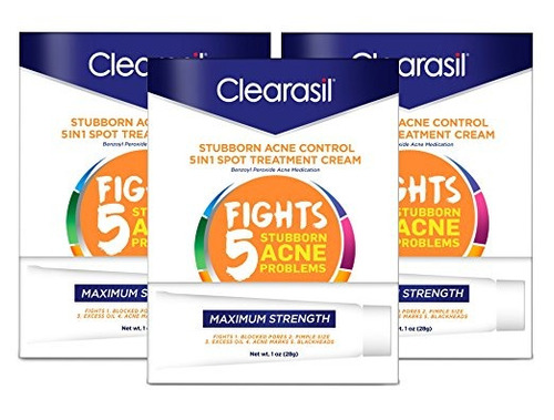 Clearasil Obstinada Control Del Acné Tratamiento Manchas 5en