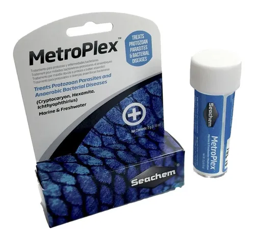 Medicamento Seachem Metroplex 5g Ich Punto Blanco Hexamita