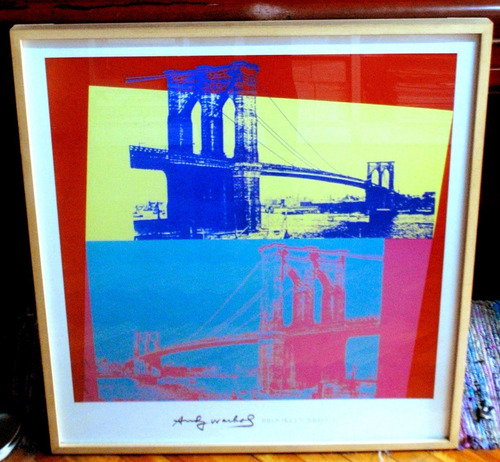 Cuadro Reproducción Andy Warhol Brooklyn Bridge No Enviamos