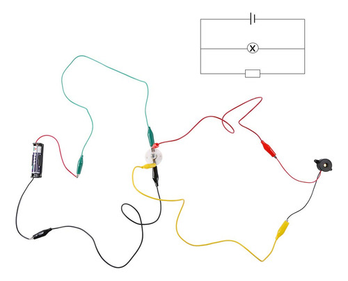 Sntieecr, Kit De Motor De Circuito Eléctrico, Experimento C