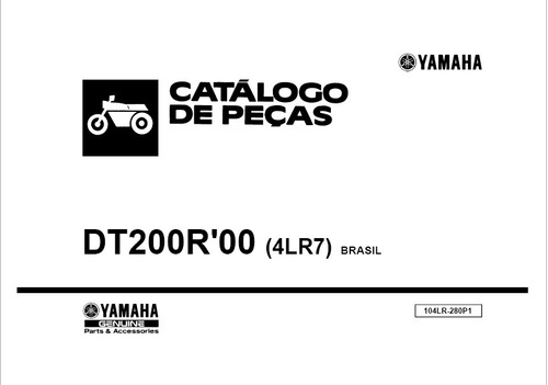 Yamaha Dt 200r'00 2000 Manual De Despiece Version Papel
