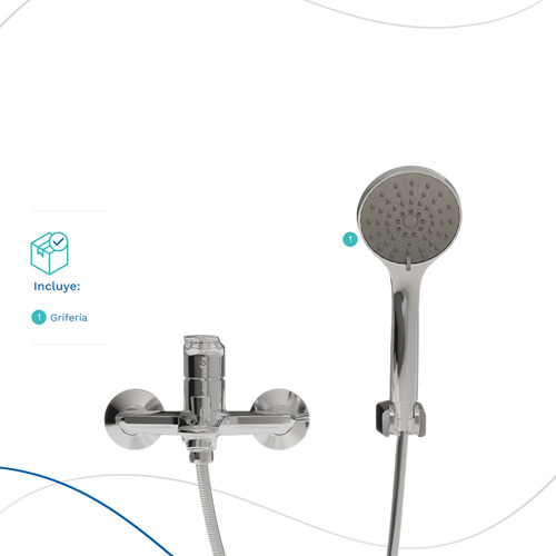 Grifería Para Ducha Con Transferencia Exterior Vasser Kassia 11A/1062