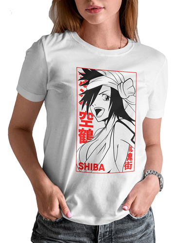 Blusa / Playera Kukaku Shiba Anime Bleach Para Mujer #13