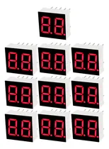 Comprar 10 Piezas Display 7 Segmentos 2 Dígitos Rojo Catodo \u002F Catodo