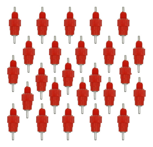 Bebedero Niple Automático Para Pollos Con Rosca X25 Unidades