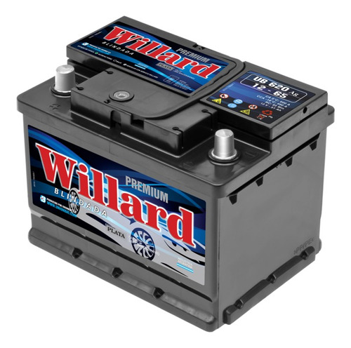 Batería Autos Willard Plata 12x65 Ub 620