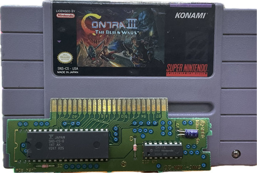 Contra 3 The Alien Wars Snes Buen Estado Snes *play Again* (Reacondicionado)