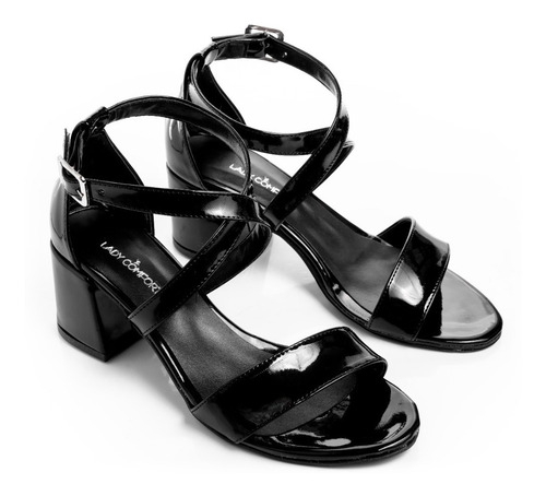 Imagen 3 de 5 de Zapatos Mujer Sandalias Plataformas Dama En Cuero Taco Folia