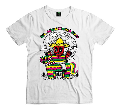 Polera El Mercenario Luchador Mexicano Mexican Food Xxl Xxxl