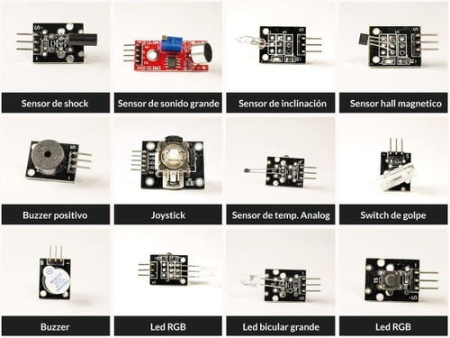 Kit Arduino De 37 Sensores
