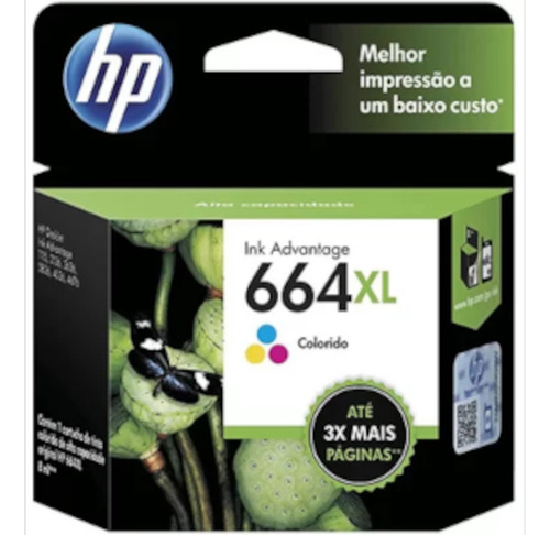 Cartucho Hp 664xl Lote 5un - 3 Preto 2 Color Vencido