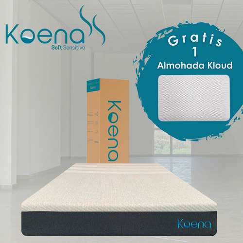 Nuevo Colchon Koena Ss Memory Foam King Size Almohada Regalo