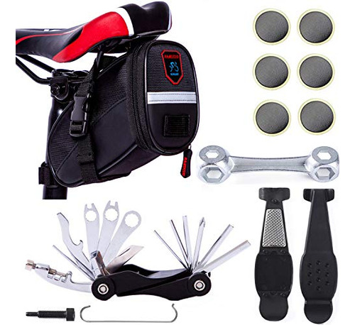Ybeki Saddle Bag Kits De Herramientas De Reparación De Bicic