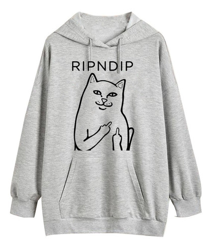 Buzo Ripndip Fuck Gato Algodon Frisa Invisible Unisex