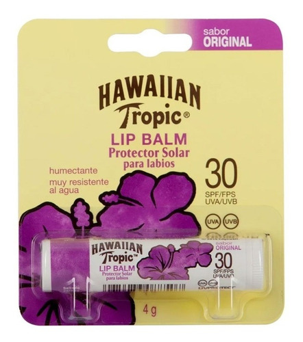 Hawaiian Labial Coco F30 X 4 Gr - Proteccion Segura