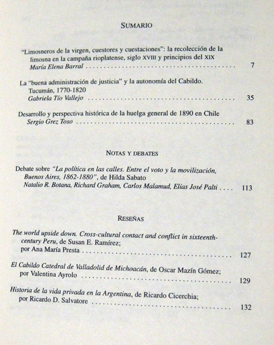 Boletín N° 18 Del Instituto Dr. Emilio Ravignani 2° Sem 1998