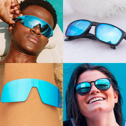 Lentes Para Flak 2.0 - Polarizada Cor Ice Thug