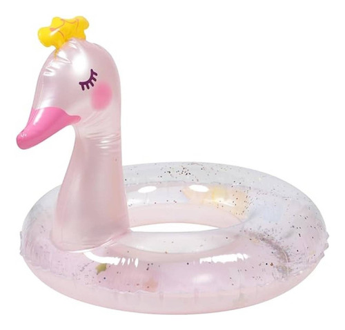 Flotador Inflable Para Piscina De Cisne 60x50cm