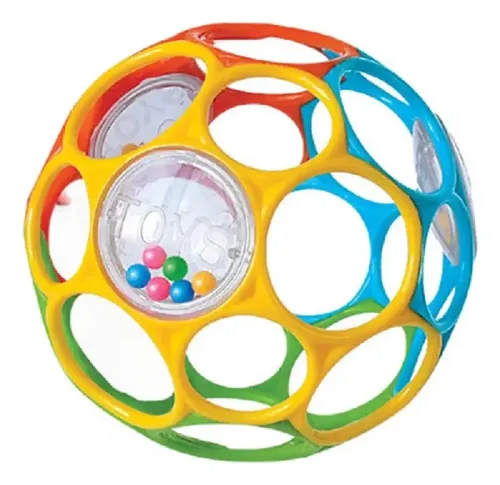 Pelota Sensorial De Alto Contraste Para Bebés – Sonajero De Felpa Y Plástico, 13 Cm, Para Recién Nacidos