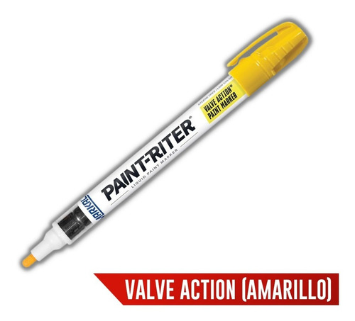 Marcador Markal Valve Action Pinta Metal Y Mas Elige Color Color Amarillo