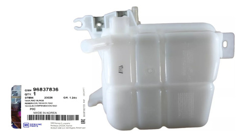 Envase Tanque Agua Refrigerante Chevrolet Captiva Original