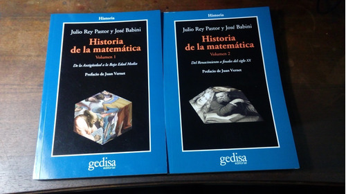 Libro Historia De La Matemática 2 Tomos
