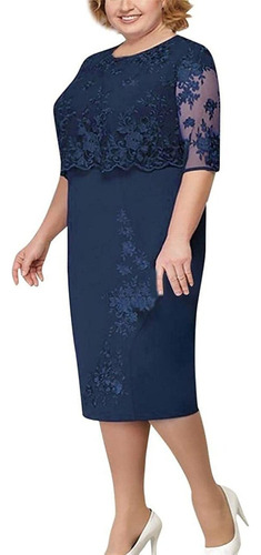 Vestido For Madre De La Novia Lace Elegante De Talla Grande