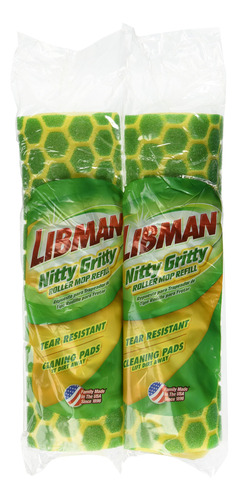 Libman Nitty - Paquete De Repuesto Para Trapeador Con Rodill